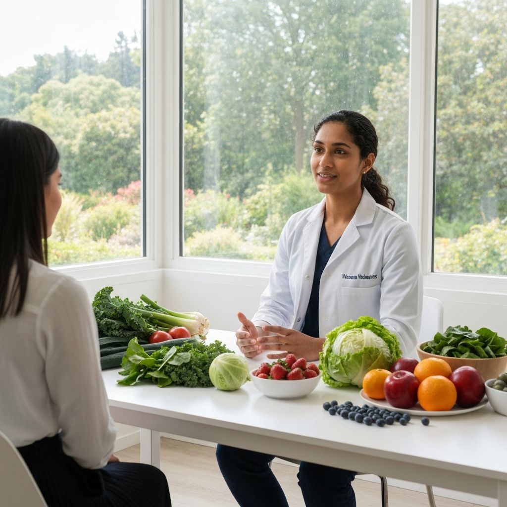 Healthy nutrition consultation